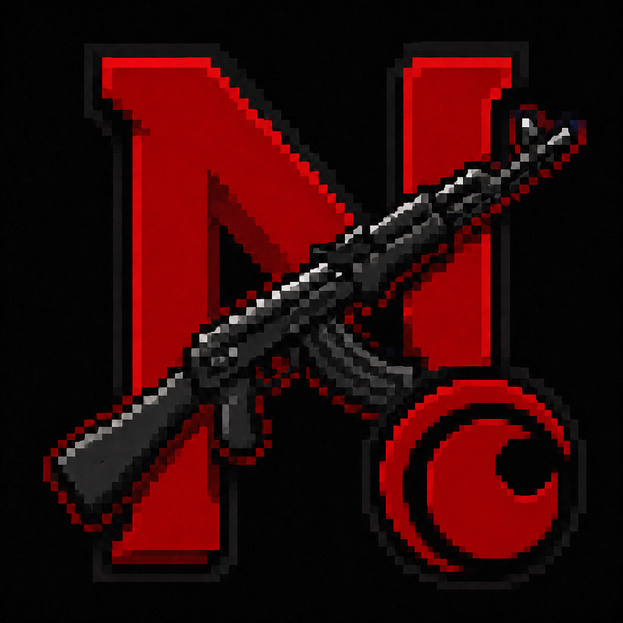 Nastra pixel-art anime streaming cover