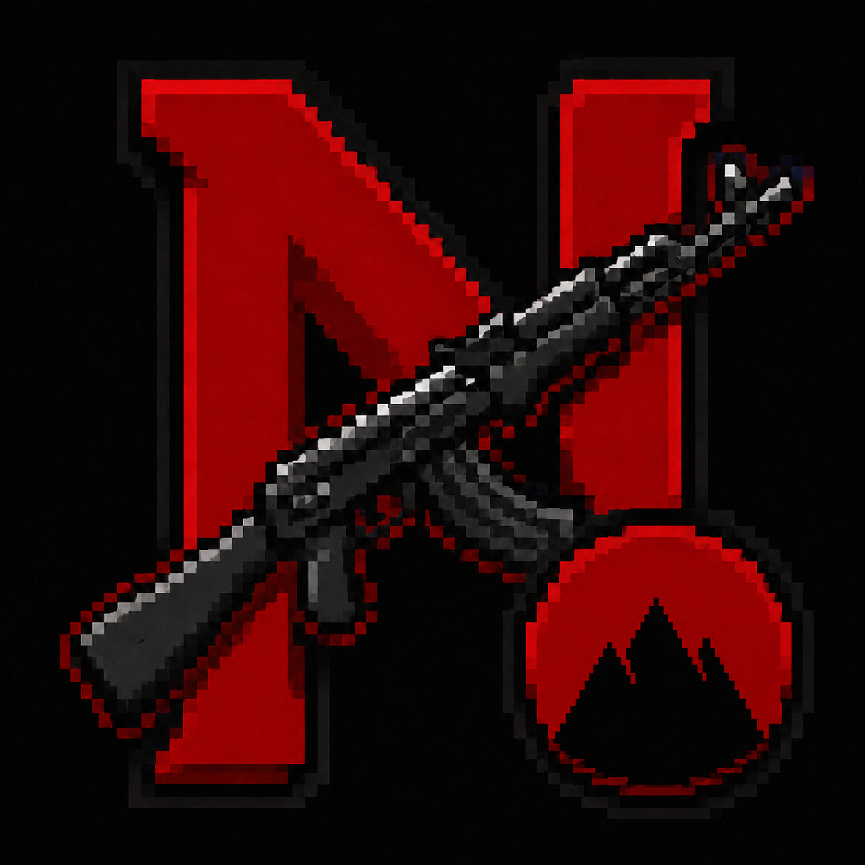 Nastra pixel-art VPN key cover