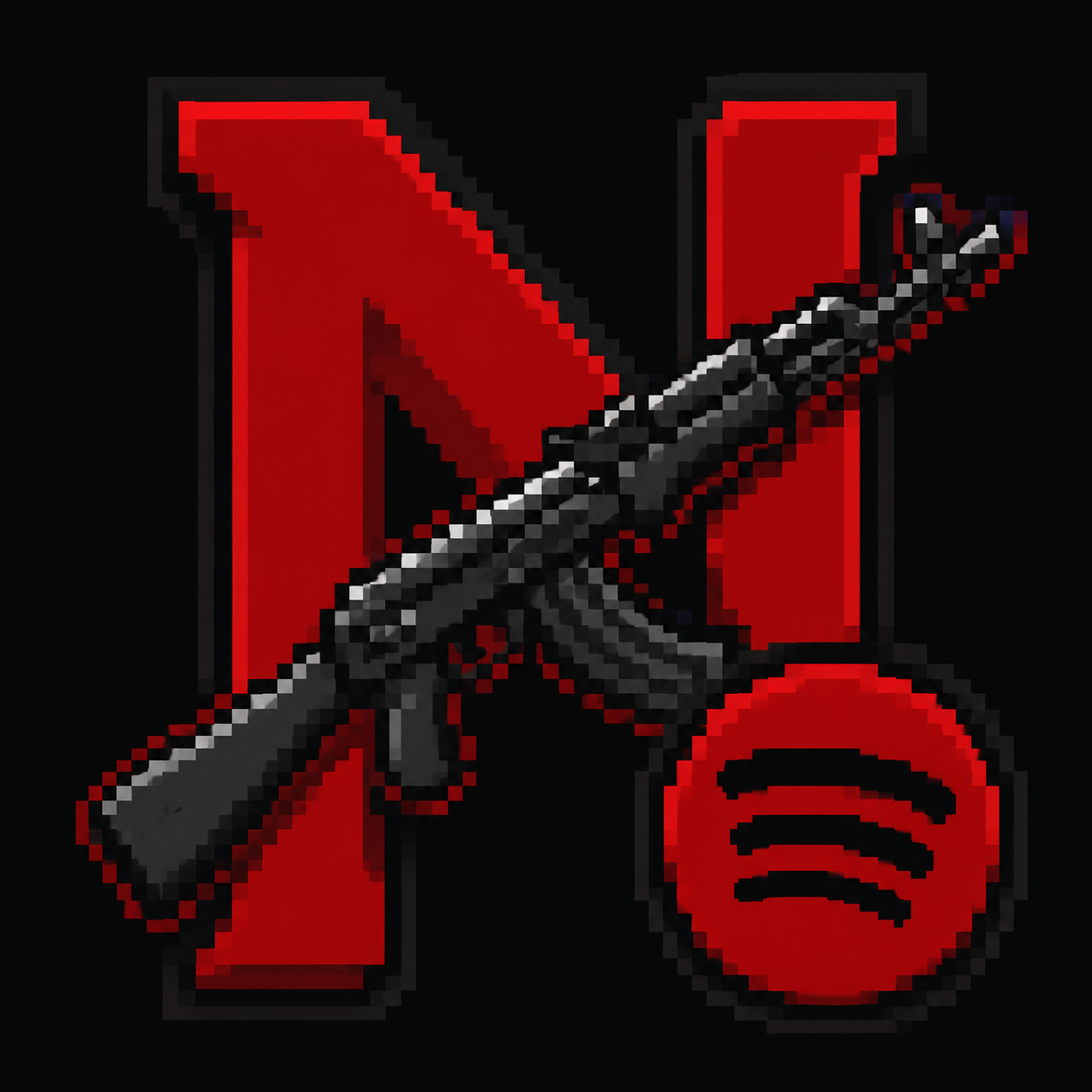Nastra pixel-art music voucher cover